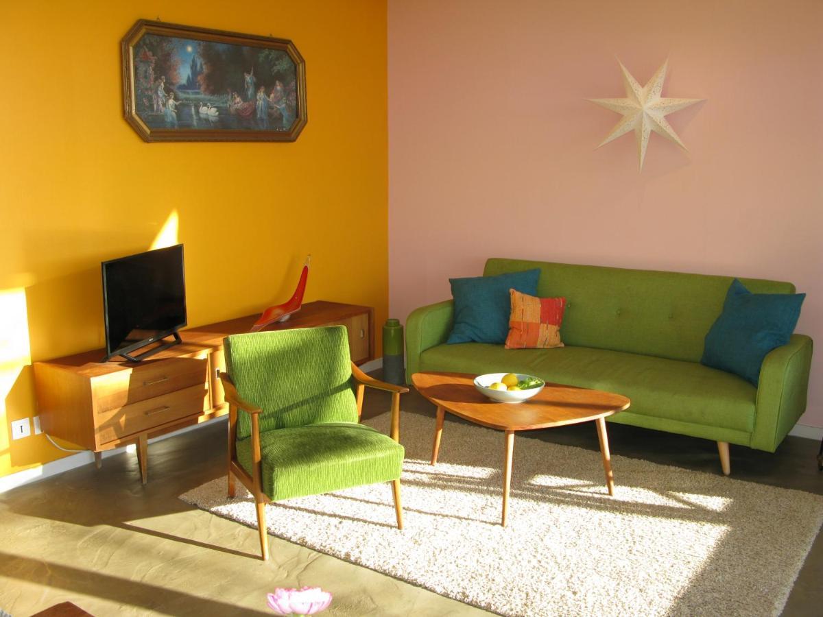 Bel Appart Style Vintage Vue Mer 라론드레모레 외부 사진